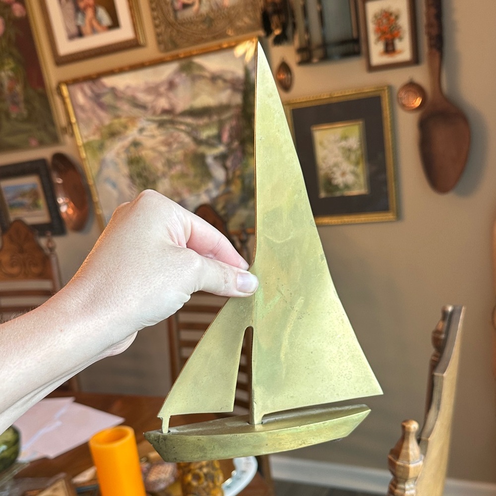 Brass Sailboat